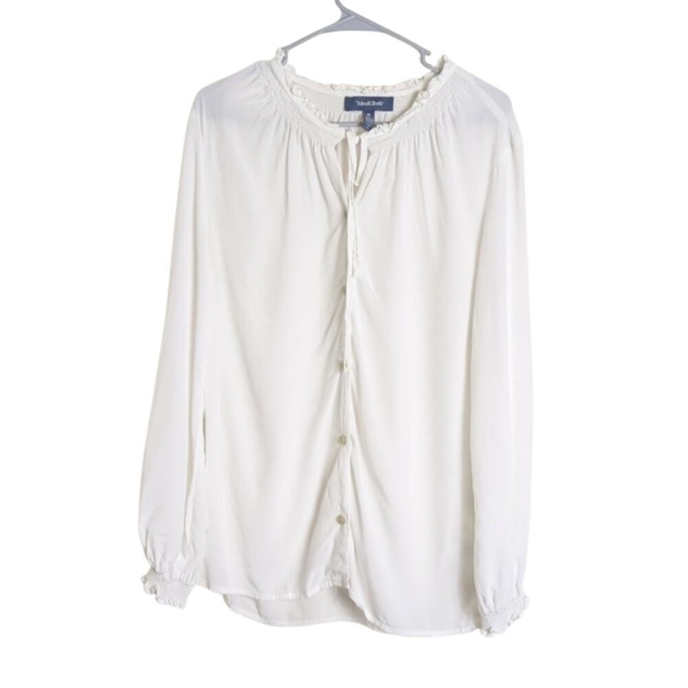 ModCloth Cottagecore Button Down Boho Top Women's Size Medium